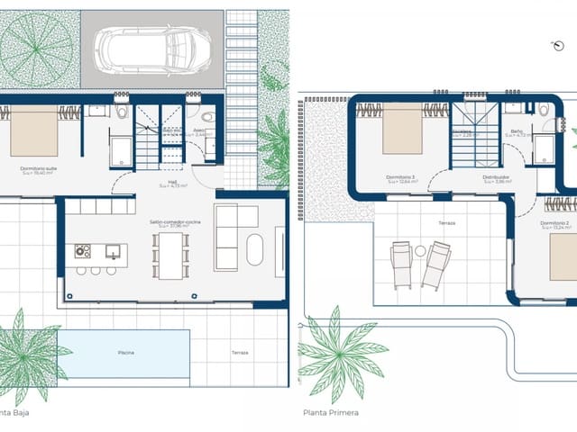 3 soverom Villa til salgs i El Valle Golf Resort, Murcia by med svømmebasseng garasje - € 680 000 (Ref: 9973540)