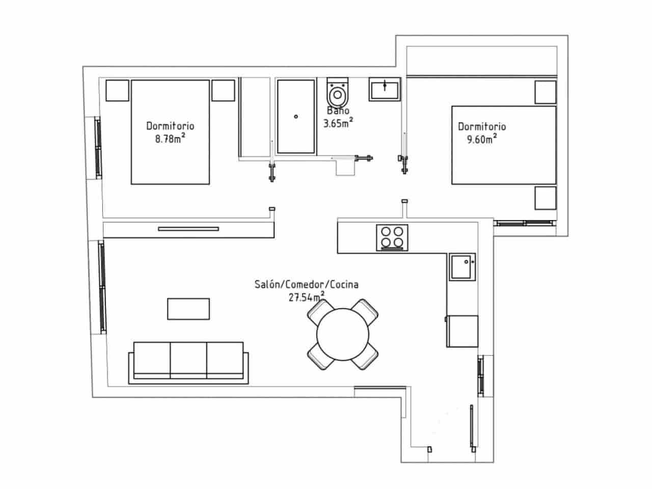 1 Zimmer Apartment zu verkaufen in Torrevieja mit Pool Garage - 179.000 € (Ref: 9977515)