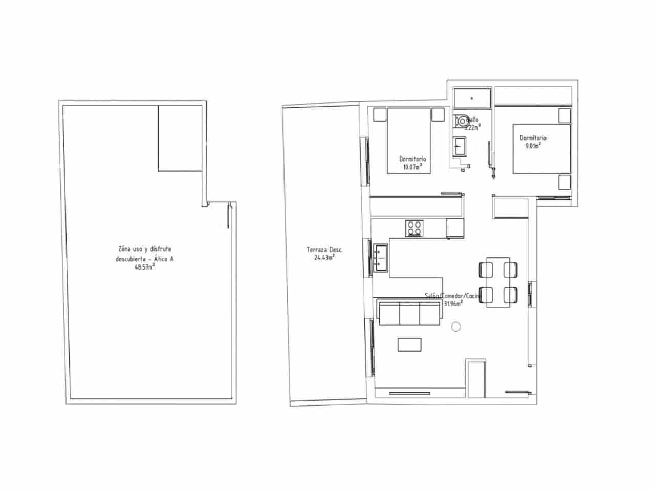 2 soverom Leilighet til salgs i Torrevieja med svømmebasseng garasje - € 225 000 (Ref: 9977516)