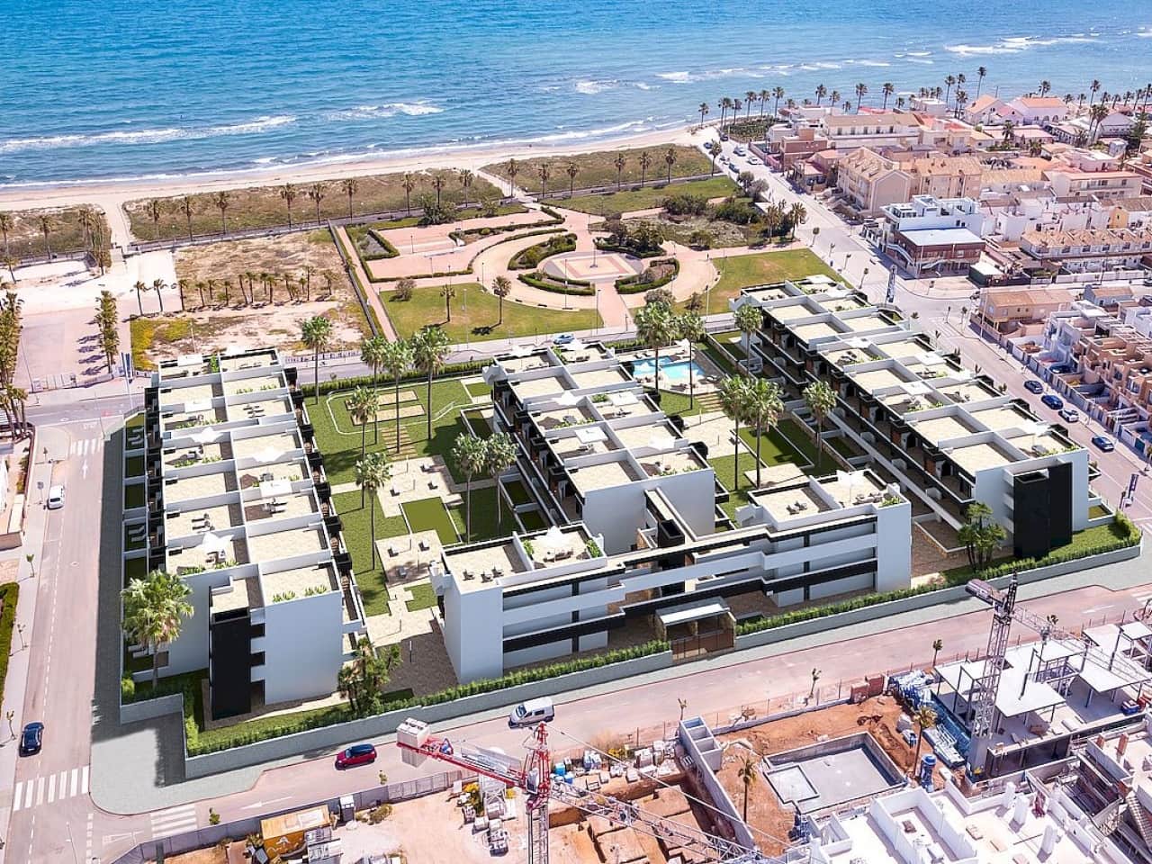 2 slaapkamer Strandappartement te koop in Torre de la Horadada met zwembad garage - € 373.890 (Ref: 9987062)