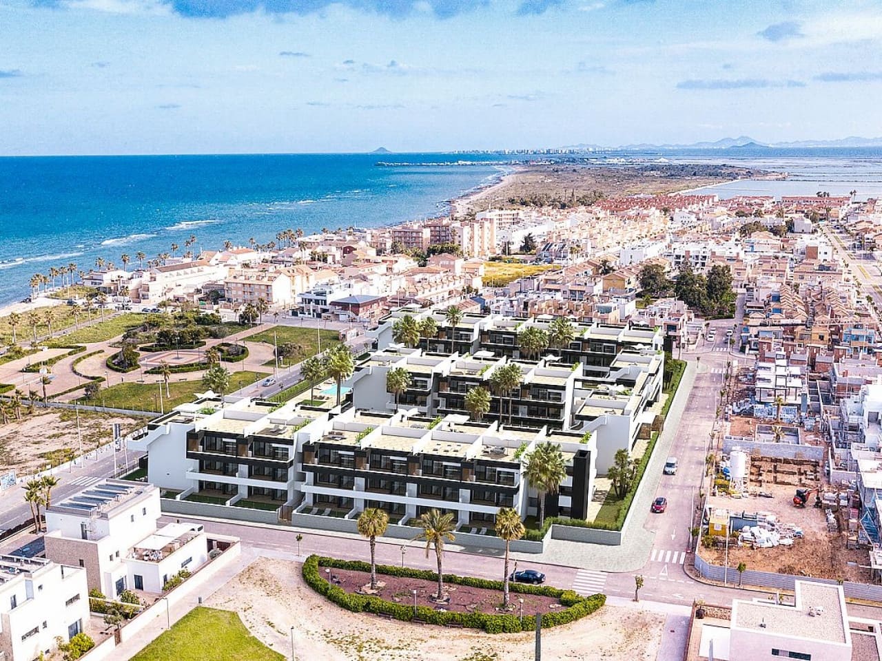 2 sypialnia Apartament przy plaży na sprzedaż w Torre de la Horadada z basenem garażem - 398 090 € (Ref: 9987063)