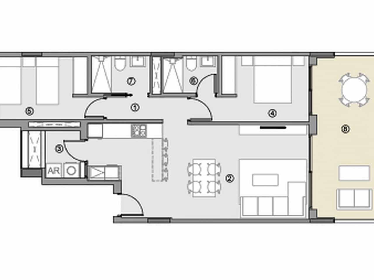 Apartamento de 2 habitaciones en Orihuela Costa en venta con piscina garaje - 350.000 € (Ref: 9997259)