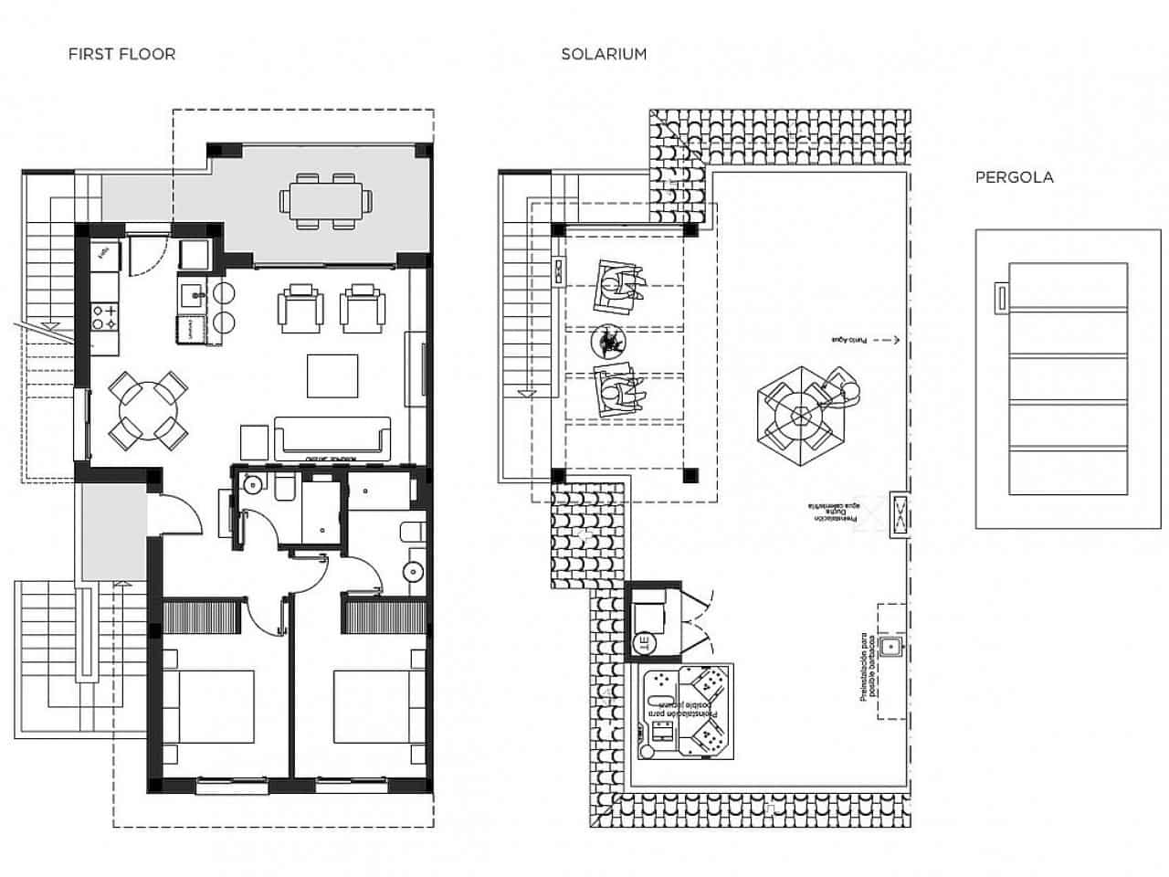 3 camera da letto Villetta a Schiera in vendita in Dona Pepa con piscina garage - 397.000 € (Rif: 9997260)