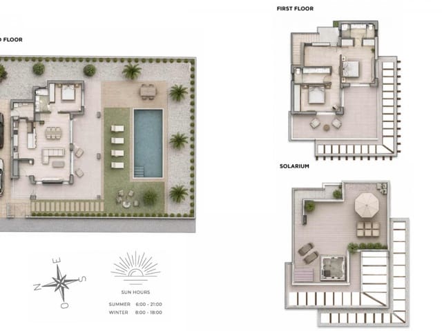 3 sypialnia Willa na sprzedaż w Doña Pepa, Rojales z basenem - 927 896 € (Ref: 9998953)