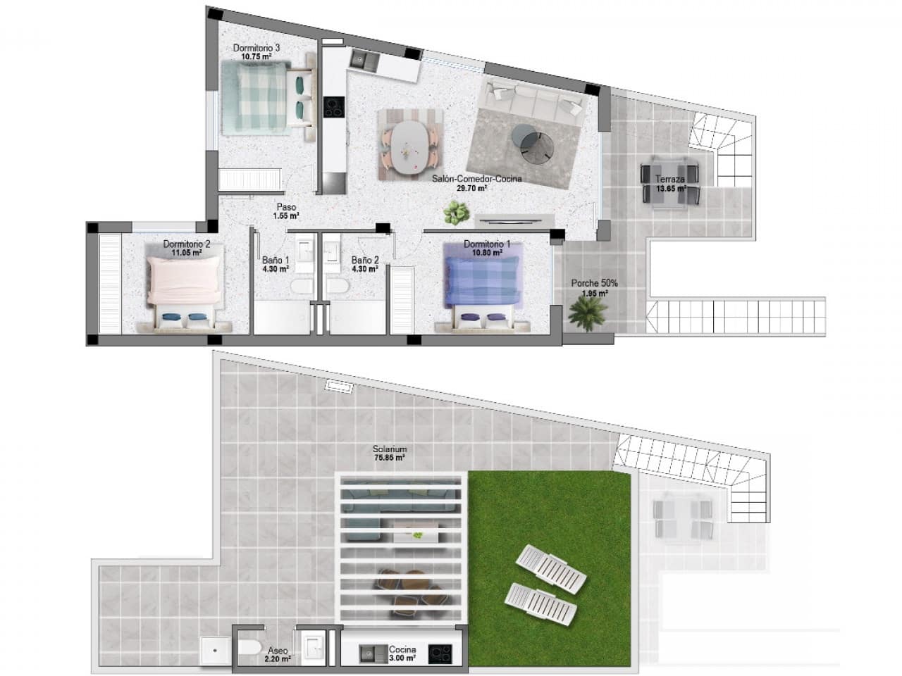 Adosado de 3 habitaciones en Pilar de la Horadada en venta con piscina - 339.900 € (Ref: 9999722)