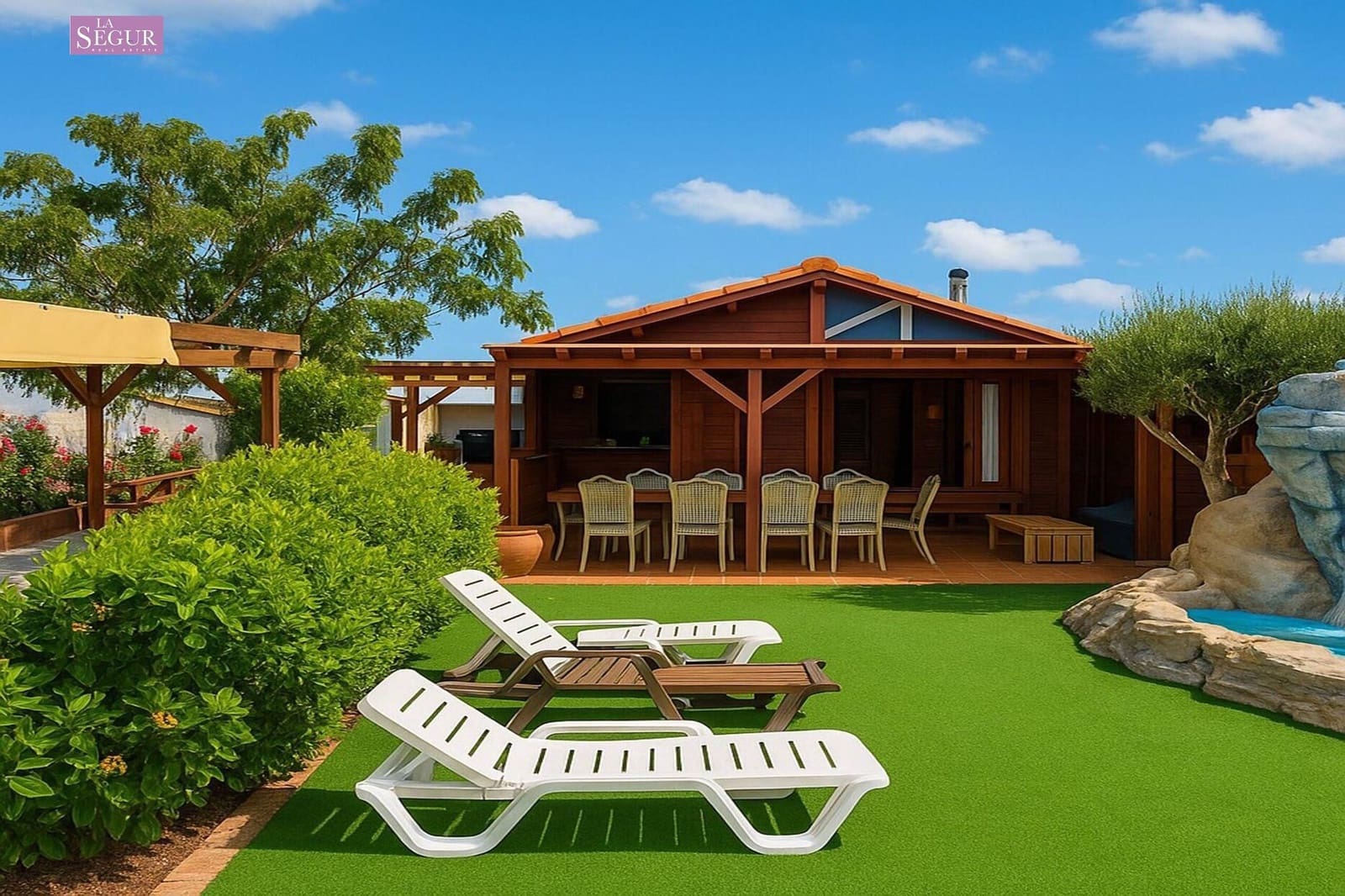 2 slaapkamer Villa te huur in El Palmar met zwembad garage - € 1.300 (Ref: 10094631)