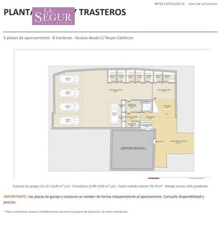 1 slaapkamer Flat te koop in Conil de la Frontera met zwembad garage - € 161.000 (Ref: 10098396)