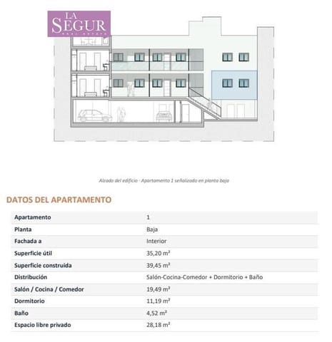 1 slaapkamer Flat te koop in Conil de la Frontera met zwembad garage - € 161.000 (Ref: 10098396)