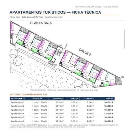 Apartamento de 1 habitación en Vejer de la Frontera en venta - 104.000 € (Ref: 10177151)