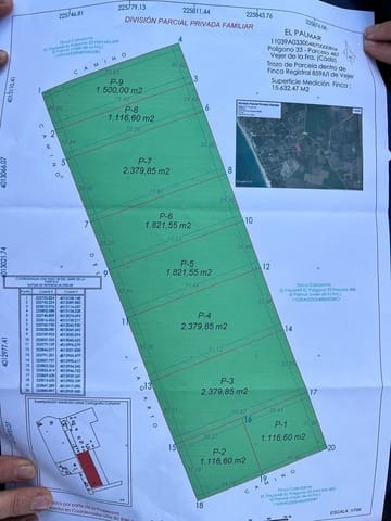 Ubebygd land til salgs i El Palmar, Vejer de la Frontera - € 180 000 (Ref: 7407184)