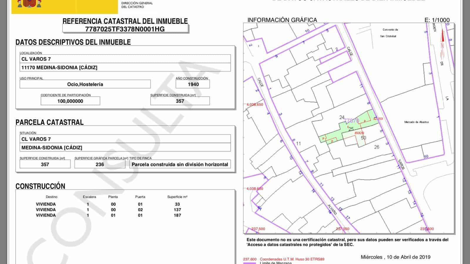 5 chambre Maison de Ville à vendre à Medina-Sidonia - 300 000 € (Ref: 8428957)