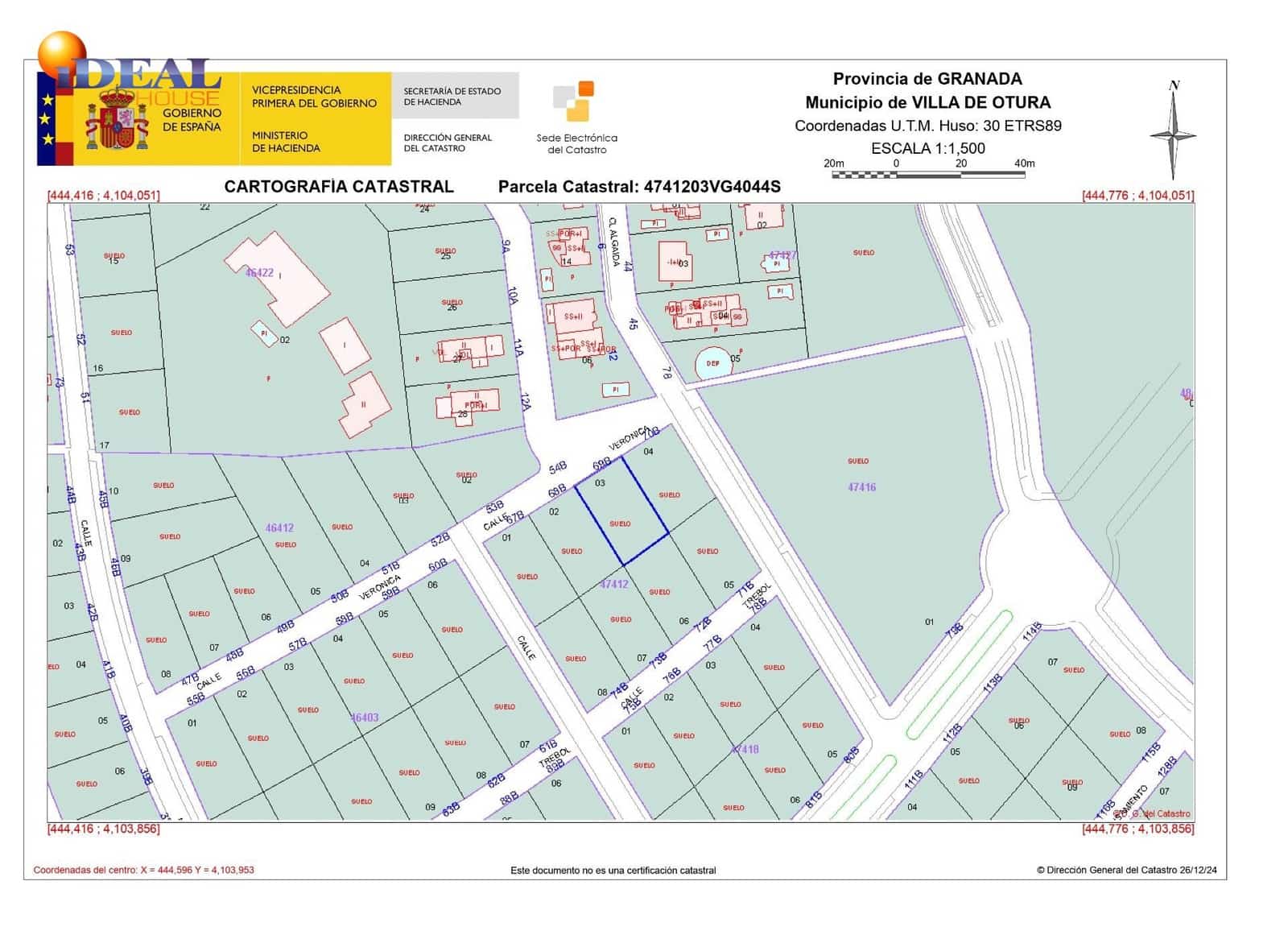 Terreno para Construção para venda em Otura - 54 000 € (Ref: 9433927)