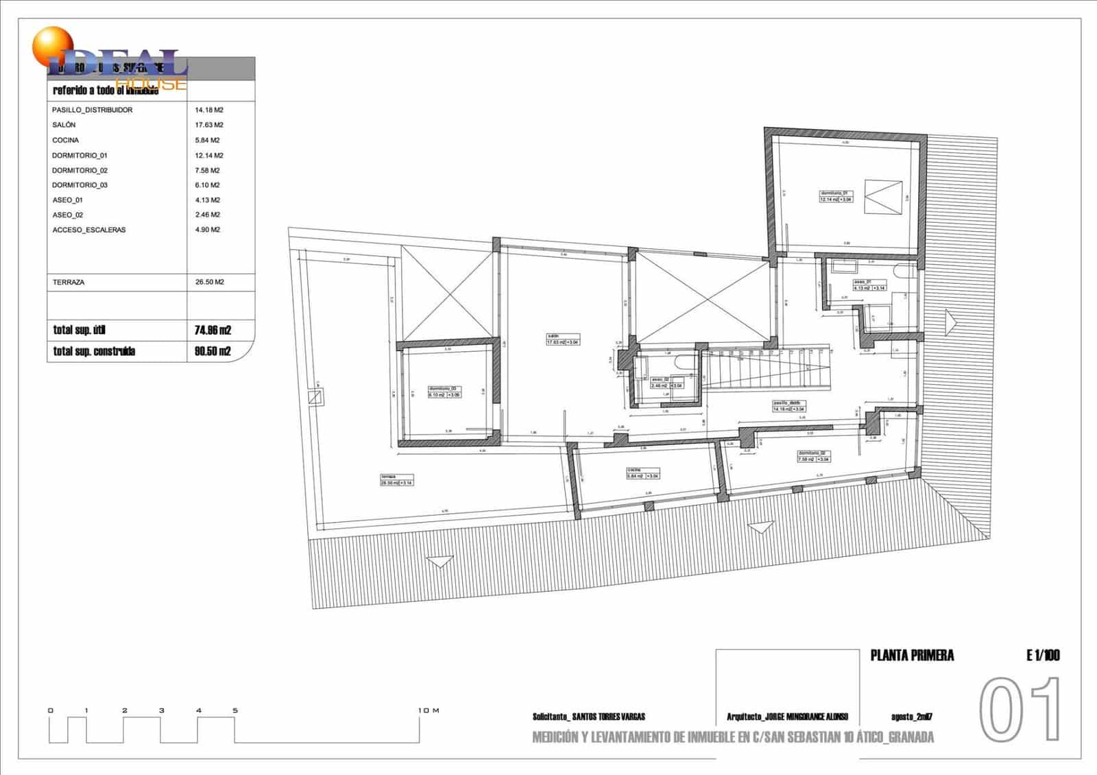 3 chambre Penthouse à vendre à Grenade ville - 359 000 € (Ref: 9434015)