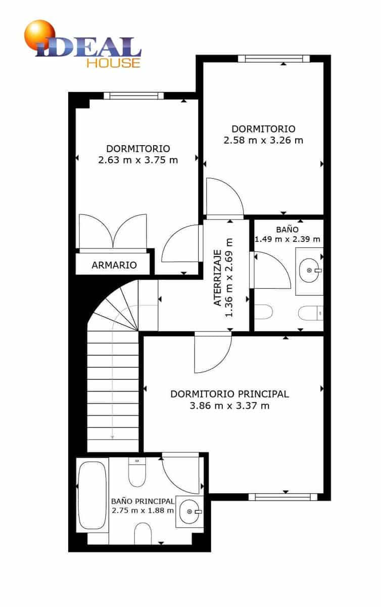 3 sovrum Radhus till salu i Ogijares med garage - 215 000 € (Ref: 9434200)