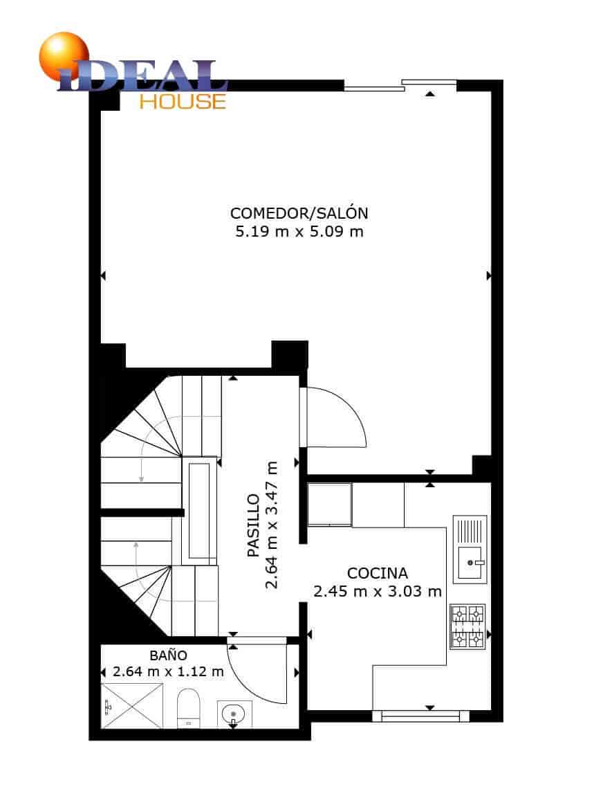 3 sovrum Radhus till salu i Ogijares med garage - 215 000 € (Ref: 9434200)