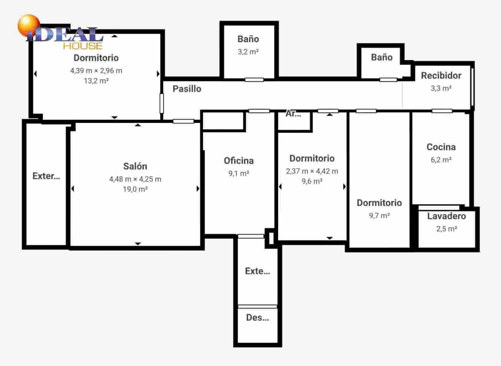 4 bedroom Flat for sale in Granada city with garage - € 329,000 (Ref: 9434249)