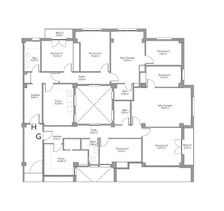 4 camera da letto Appartamento in vendita in Granada citta - 435.000 € (Rif: 9434271)