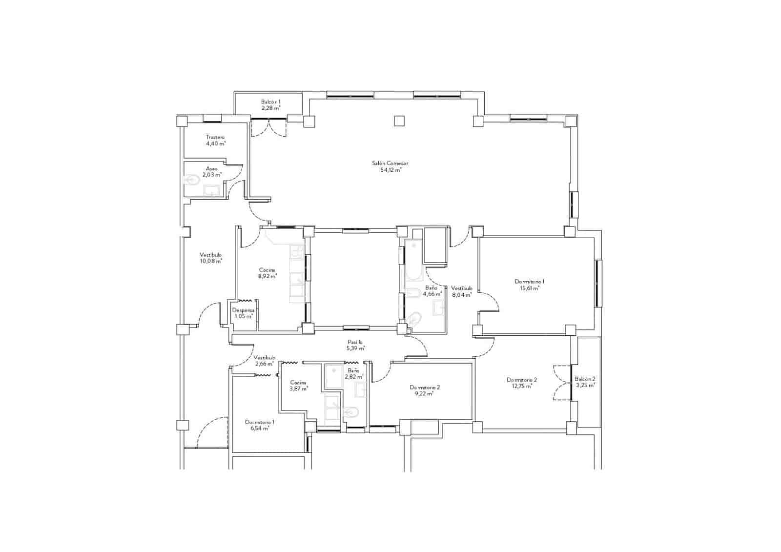 4 camera da letto Appartamento in vendita in Granada citta - 435.000 € (Rif: 9434271)