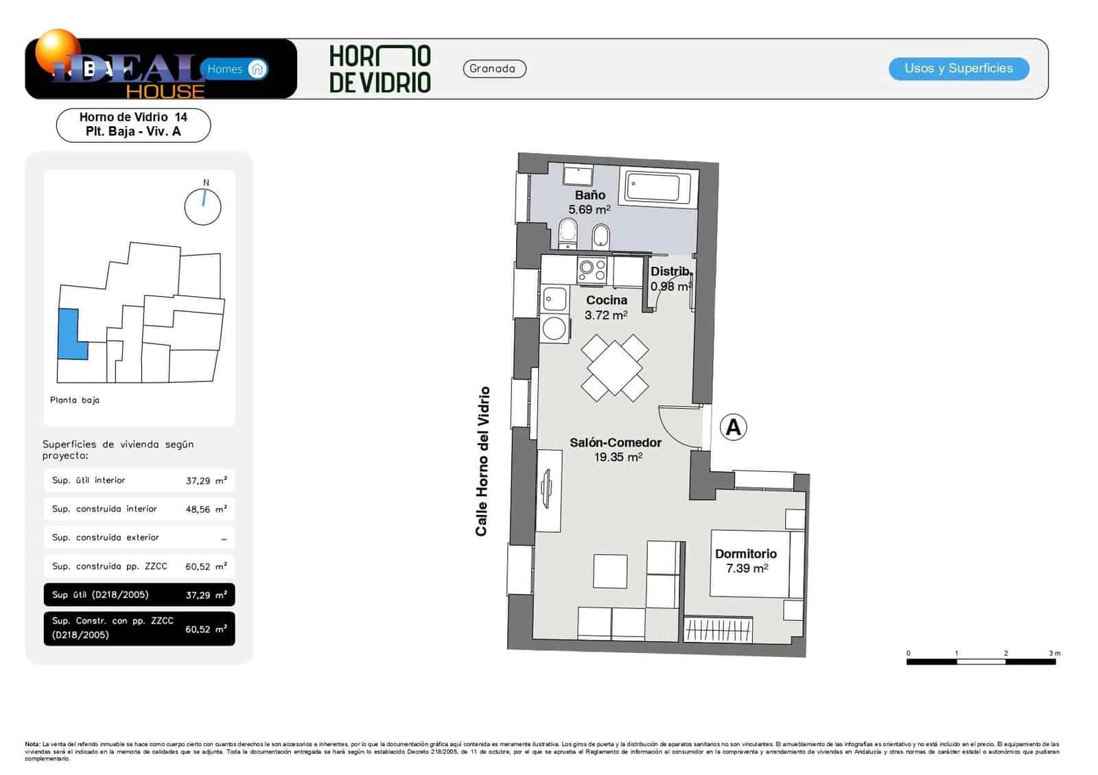 1 bedroom Flat for sale in Granada city - € 233,000 (Ref: 9434276)