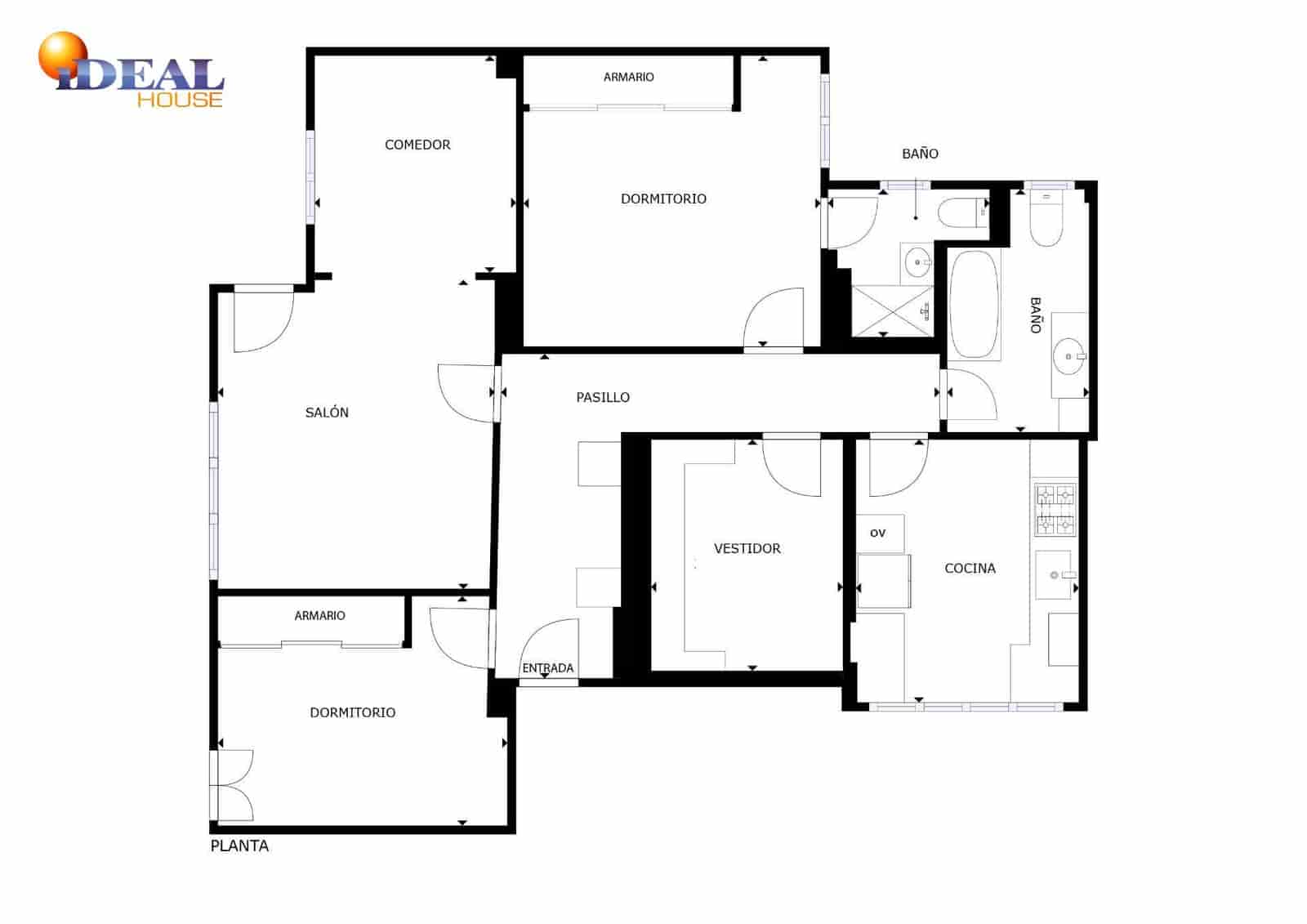 3 bedroom Flat for sale in Granada city with garage - € 395,000 (Ref: 9434388)