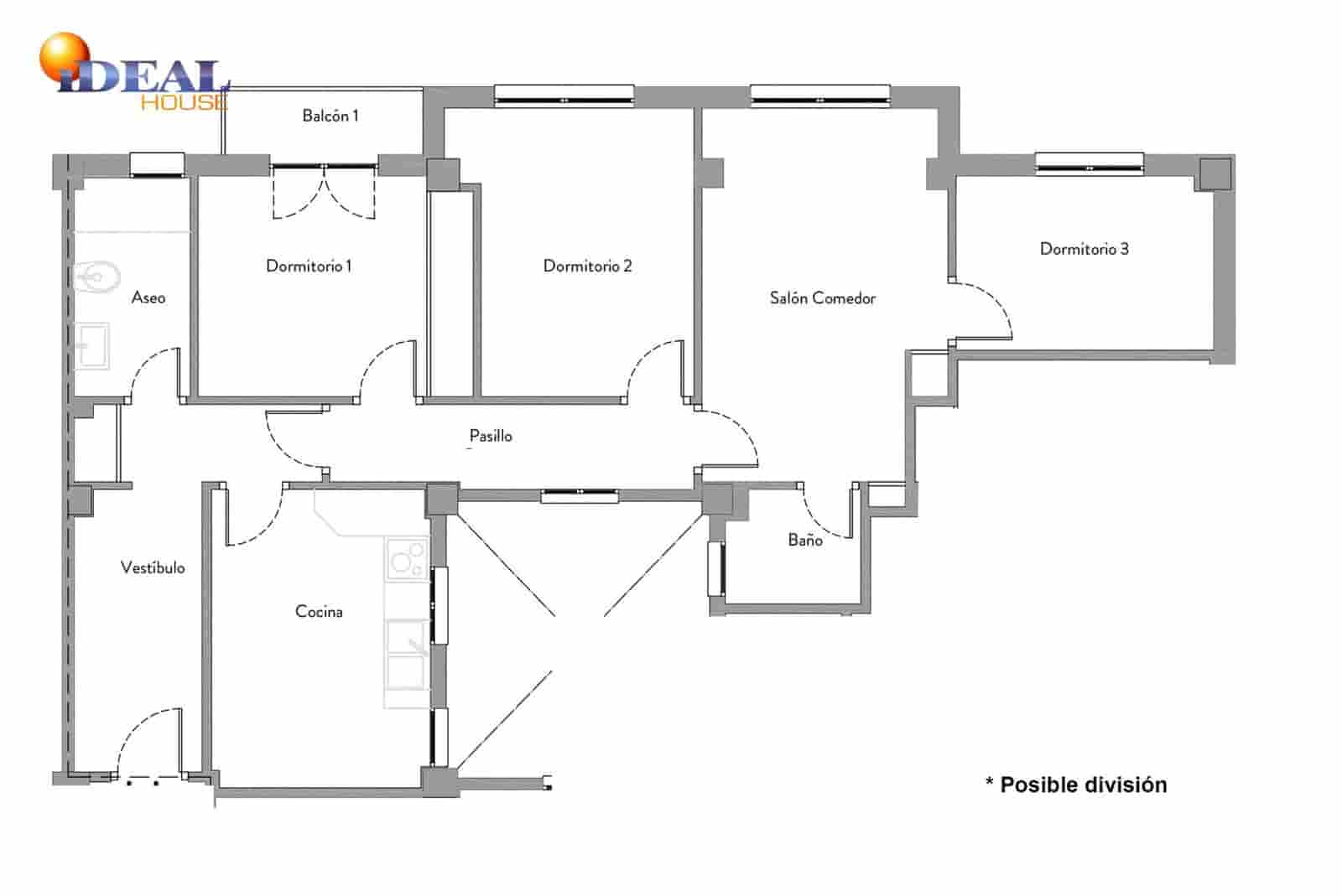 3 bedroom Flat for sale in Granada city - € 240,000 (Ref: 9434474)