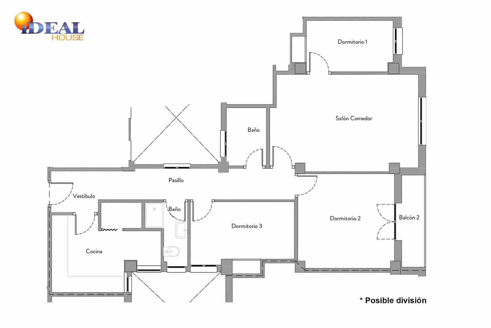 3 bedroom Flat for sale in Granada city - € 195,000 (Ref: 9434475)
