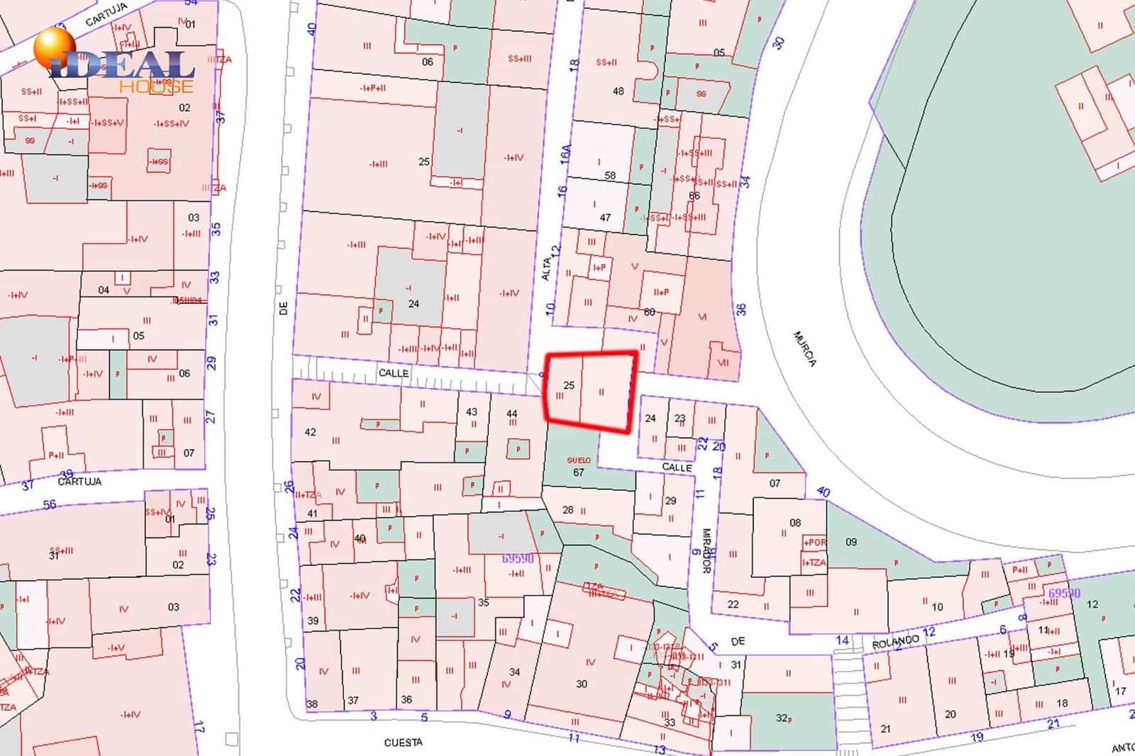 Area Edificabile in vendita in Granada citta - 216.000 € (Rif: 9449037)