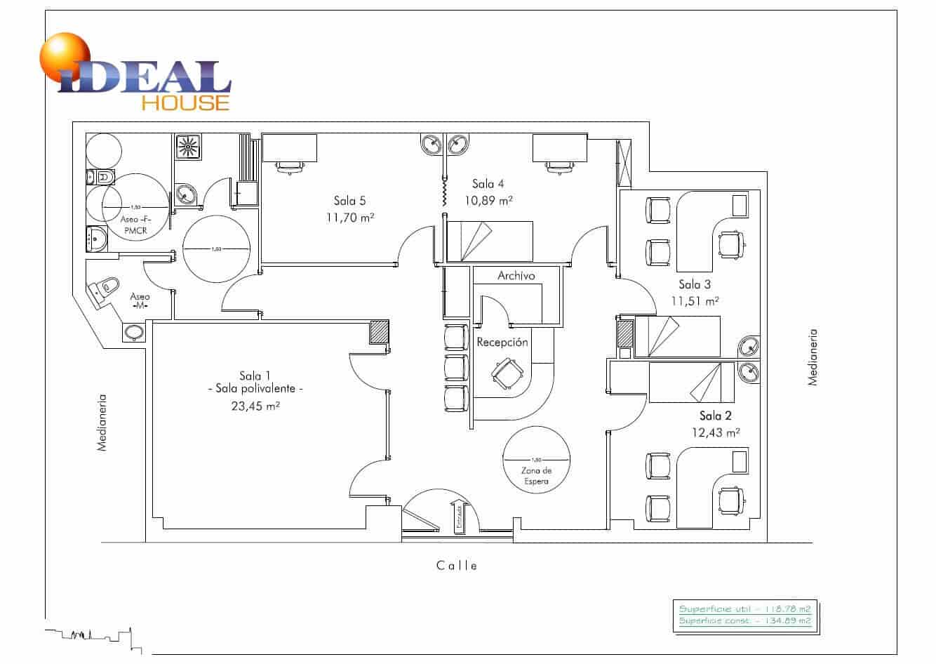 5 Zimmer Gewerbe zu verkaufen in Granada Stadt - 250.000 € (Ref: 9474889)