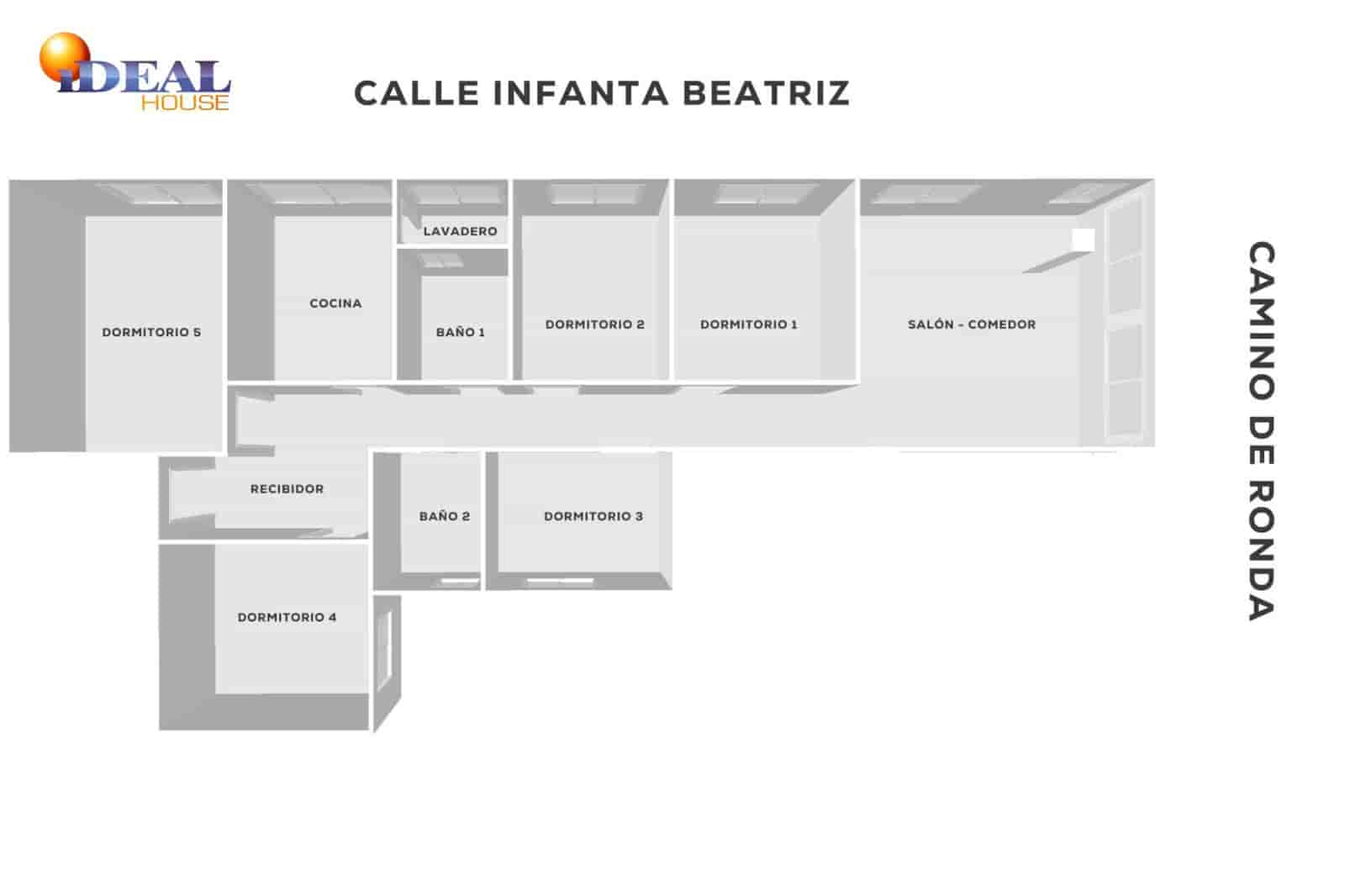5 sovrum Lägenhet till salu i Granada stad - 325 000 € (Ref: 9530455)