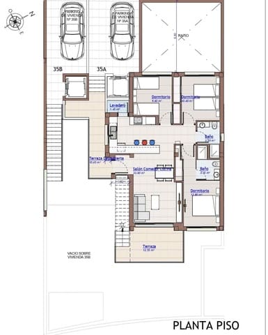 2 sovrum Lägenhet till salu i San Miguel de Salinas med pool garage - 339 000 € (Ref: 9300571)