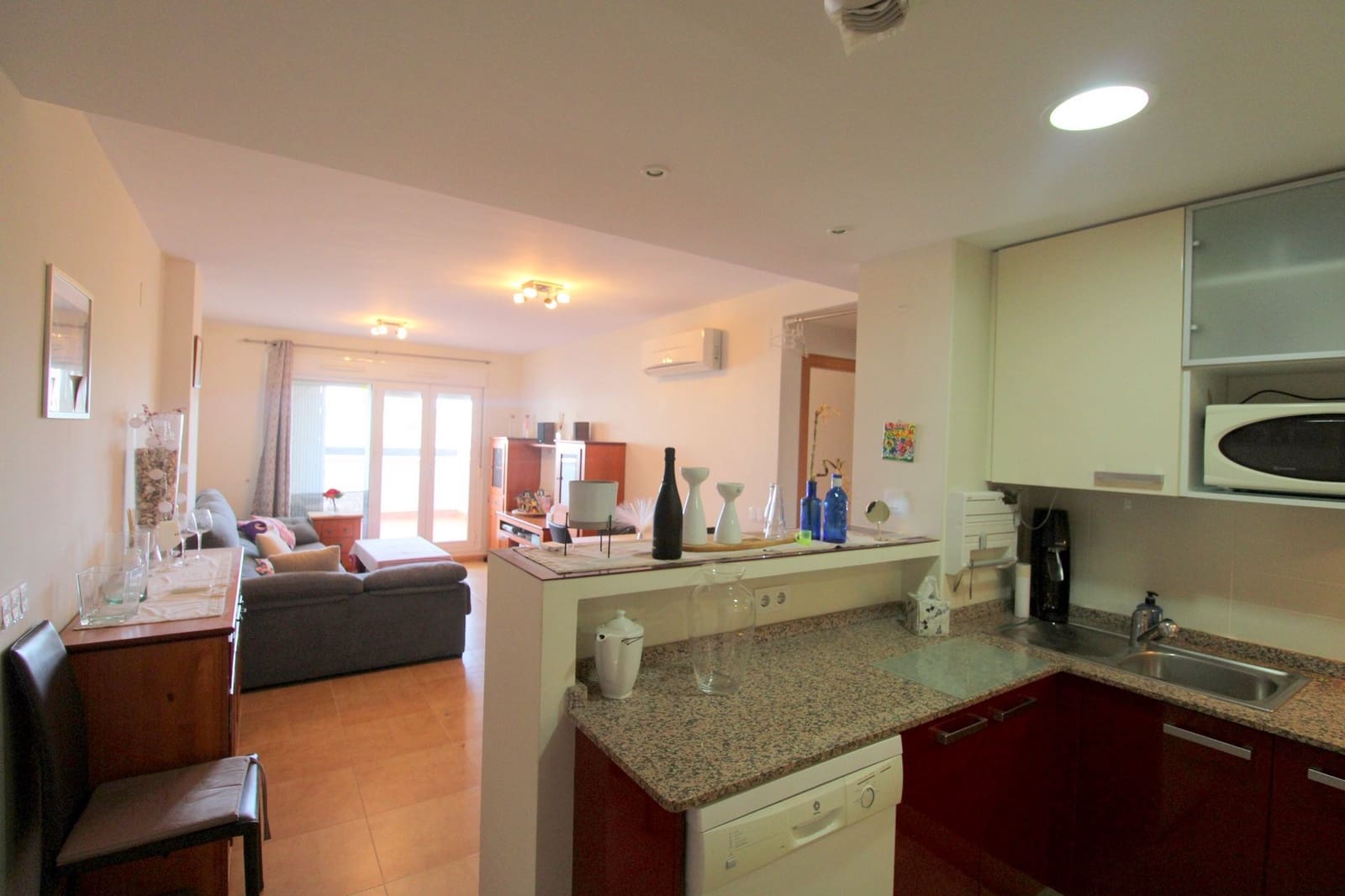 2 makuuhuone Huoneisto myytävänä paikassa Los Dolses mukana uima-altaan - 185 000 € (Ref: 9317316)