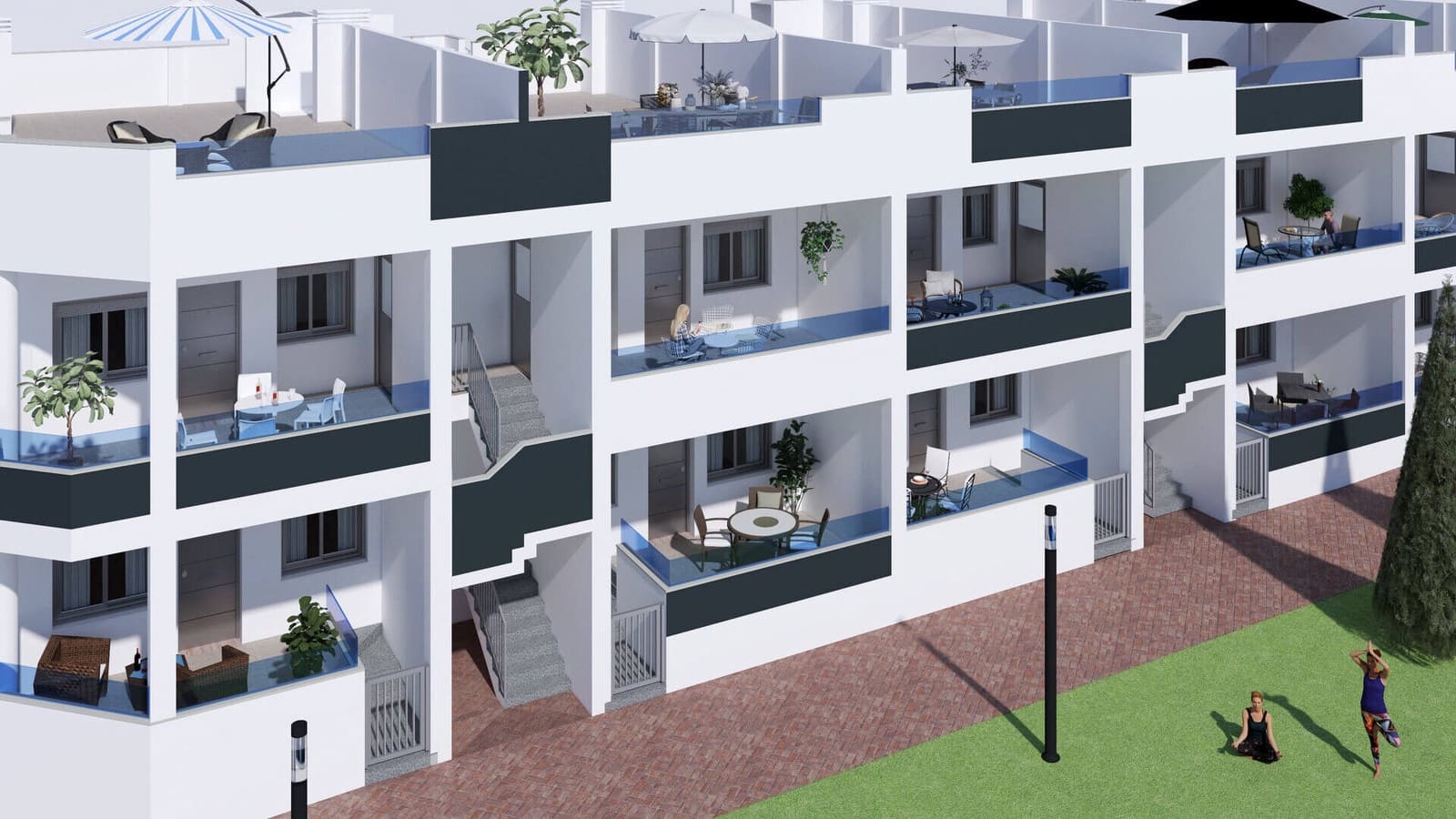 3 quarto Apartamento para venda em Los Altos com piscina - 260 000 € (Ref: 9337617)