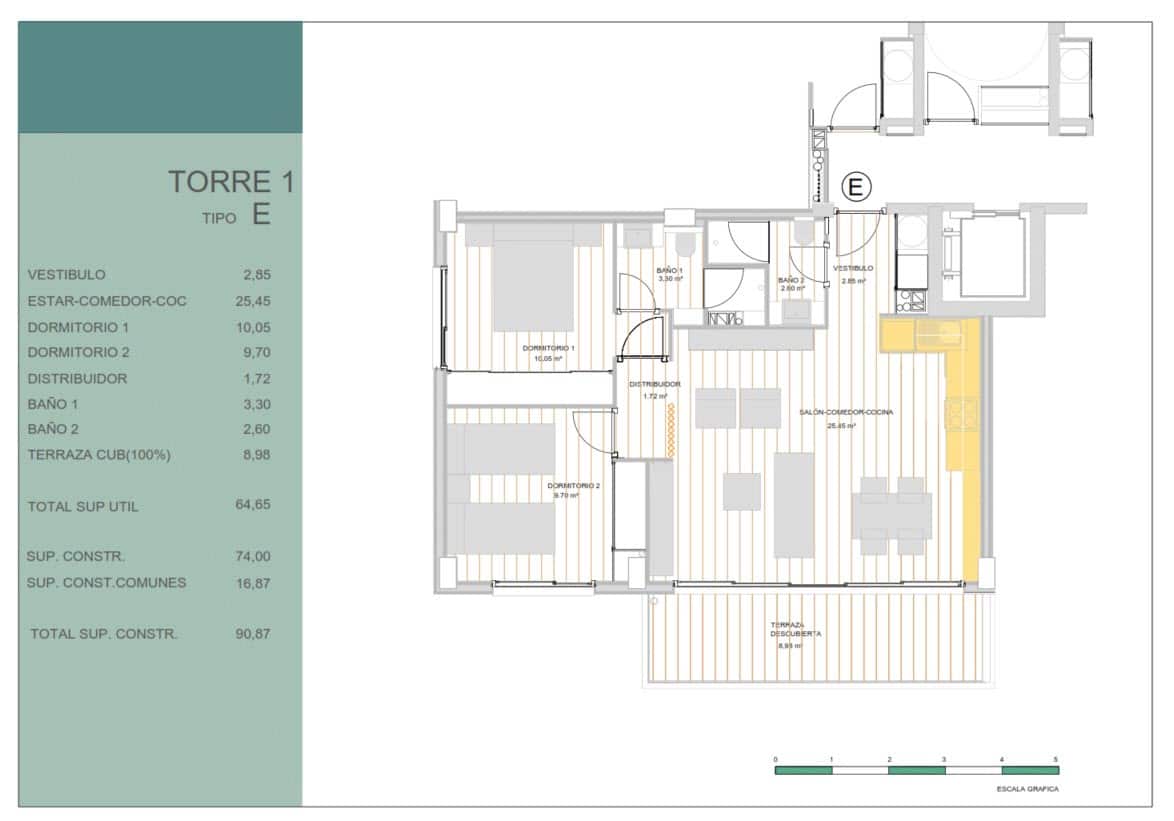 2 soverom Leilighet til salgs i Guardamar del Segura med svømmebasseng garasje - € 245 000 (Ref: 9780234)
