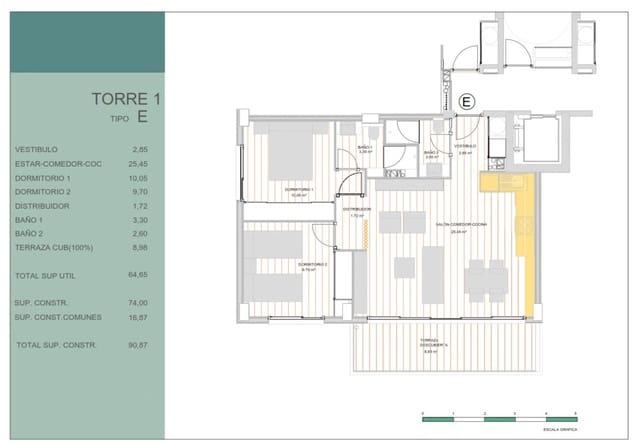 2 chambre Appartement à vendre à Puerto Deportivo, Guardamar del Segura avec piscine garage - 245 000 € (Ref: 9780234)