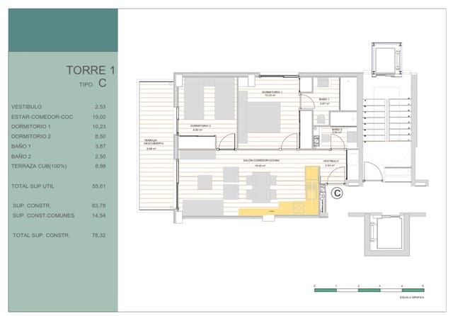 2 chambre Appartement à vendre à Puerto Deportivo, Guardamar del Segura avec piscine garage - 245 000 € (Ref: 9780234)