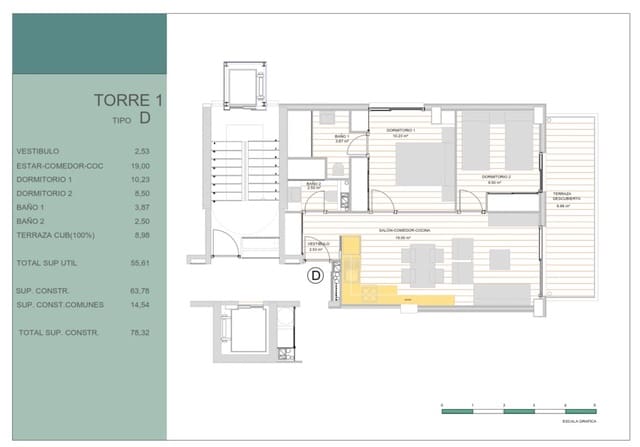 2 chambre Appartement à vendre à Puerto Deportivo, Guardamar del Segura avec piscine garage - 245 000 € (Ref: 9780234)
