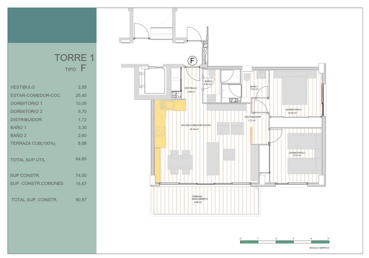 2 soverom Leilighet til salgs i Guardamar del Segura med svømmebasseng garasje - € 245 000 (Ref: 9780234)