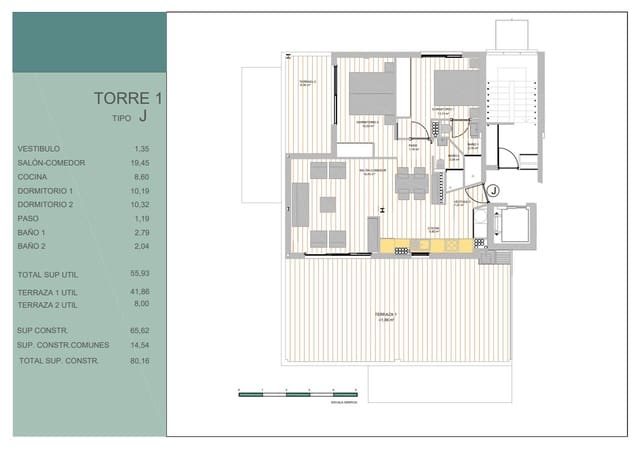 2 chambre Appartement à vendre à Puerto Deportivo, Guardamar del Segura avec piscine garage - 245 000 € (Ref: 9780234)
