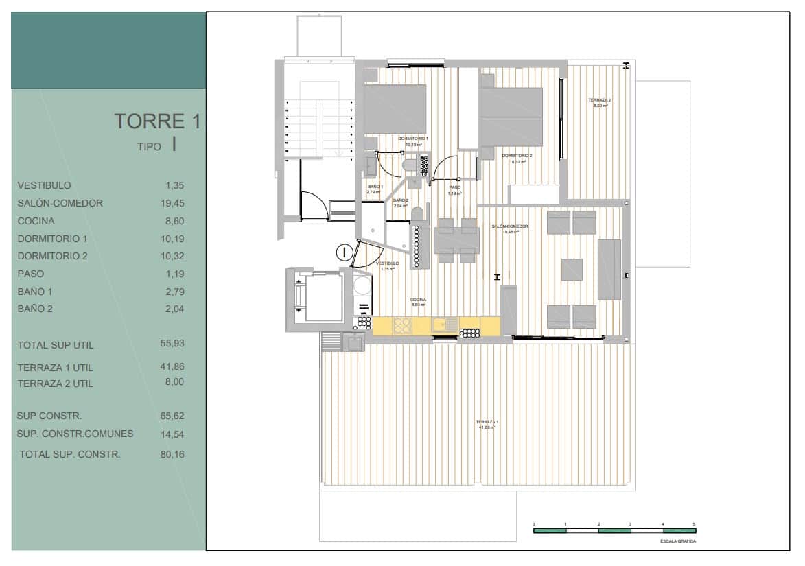 2 soverom Leilighet til salgs i Guardamar del Segura med svømmebasseng garasje - € 245 000 (Ref: 9780234)