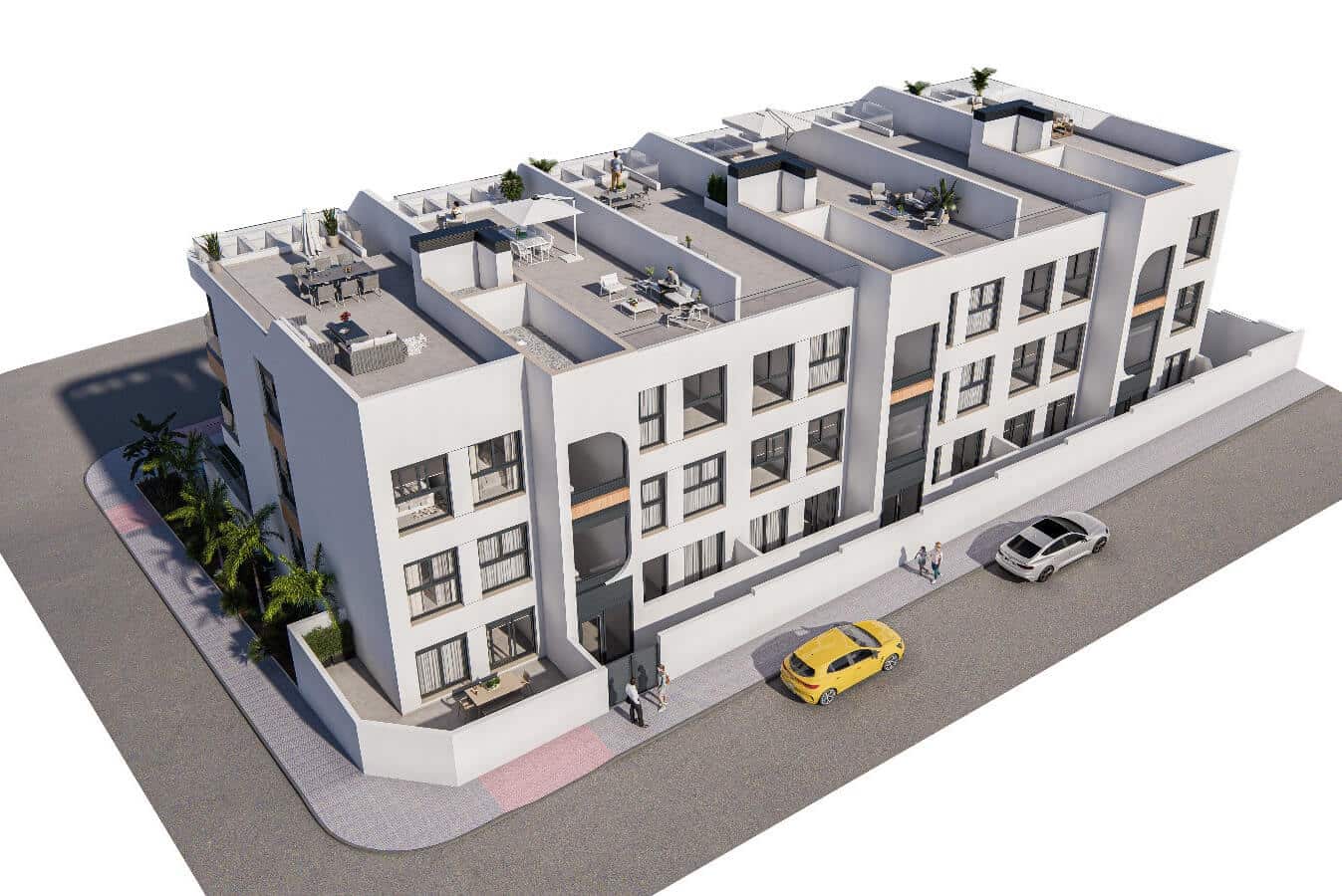 3 sypialnia Apartament na sprzedaż w Benijofar z basenem garażem - 289 900 € (Ref: 9807768)