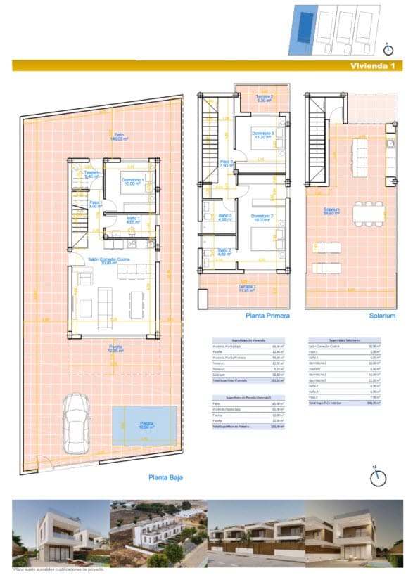 3 soveværelse Villa til salg i Pilar de la Horadada med swimmingpool - € 550.000 (Ref: 9835971)