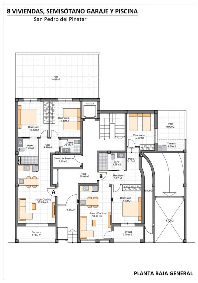 2 chambre Appartement à vendre à Lo Pagan avec piscine garage - 267 400 € (Ref: 9838961)