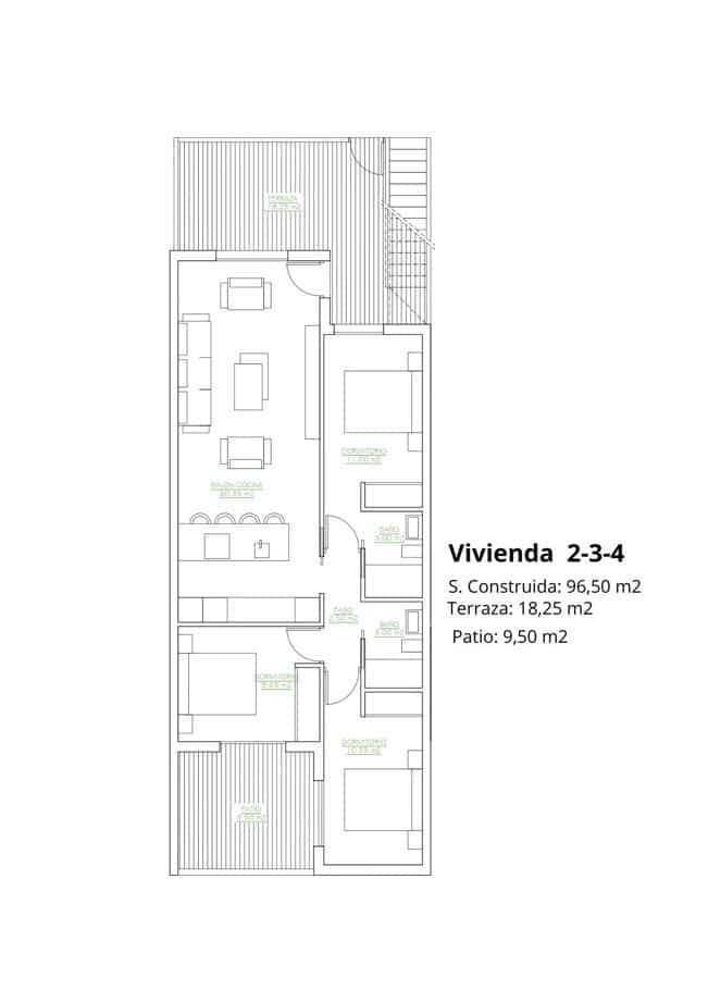 3 Zimmer Apartment zu verkaufen in San Pedro del Pinatar mit Pool Garage - 269.900 € (Ref: 9873046)