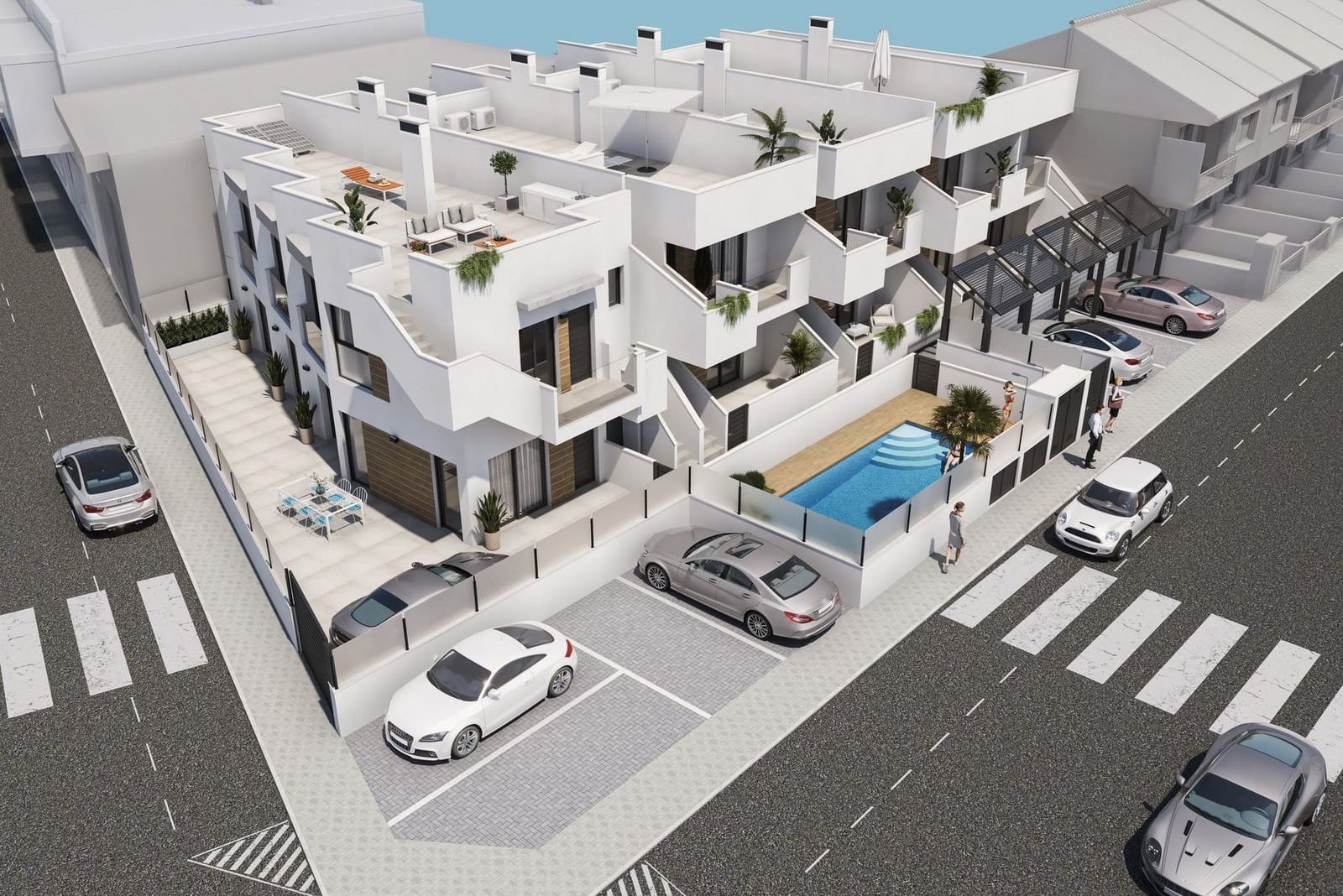 3 Zimmer Apartment zu verkaufen in San Pedro del Pinatar mit Pool Garage - 269.900 € (Ref: 9873046)