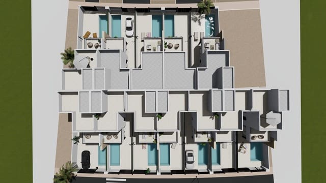 3 quarto Casa em Banda para venda em Santiago de la Ribera, San Javier com piscina garagem - 369 900 € (Ref: 9880653)