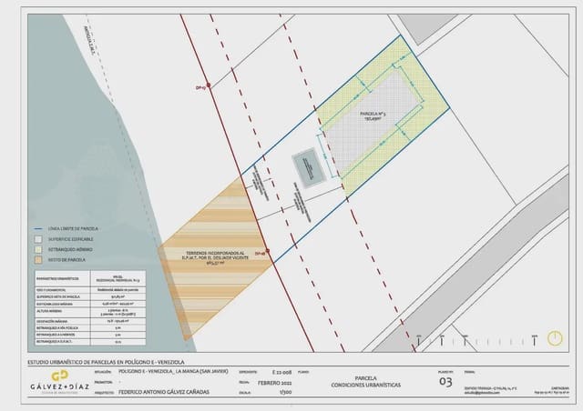 Solar/Parcela en La Manga del Mar Menor en venta - 625.000 € (Ref: 9980584)