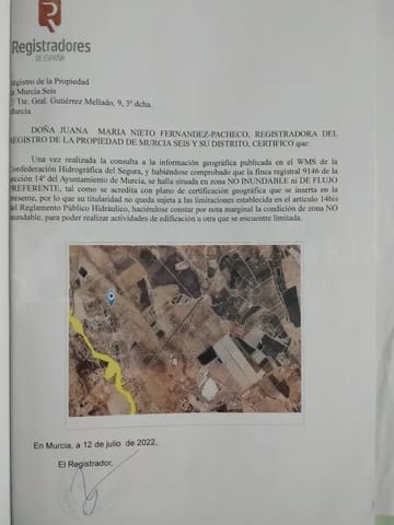 Finca/Landehus til salg i Fuente Alamo de Murcia - € 100.000 (Ref: 9980601)