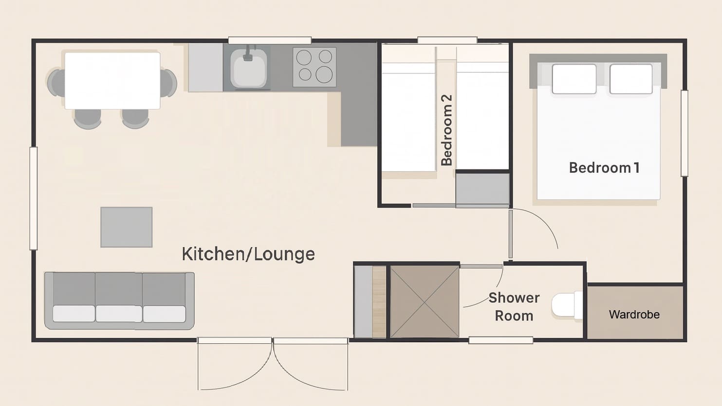 2 soverom Husvogn til salgs i Benidorm med svømmebasseng - € 96 960 (Ref: 9449679)