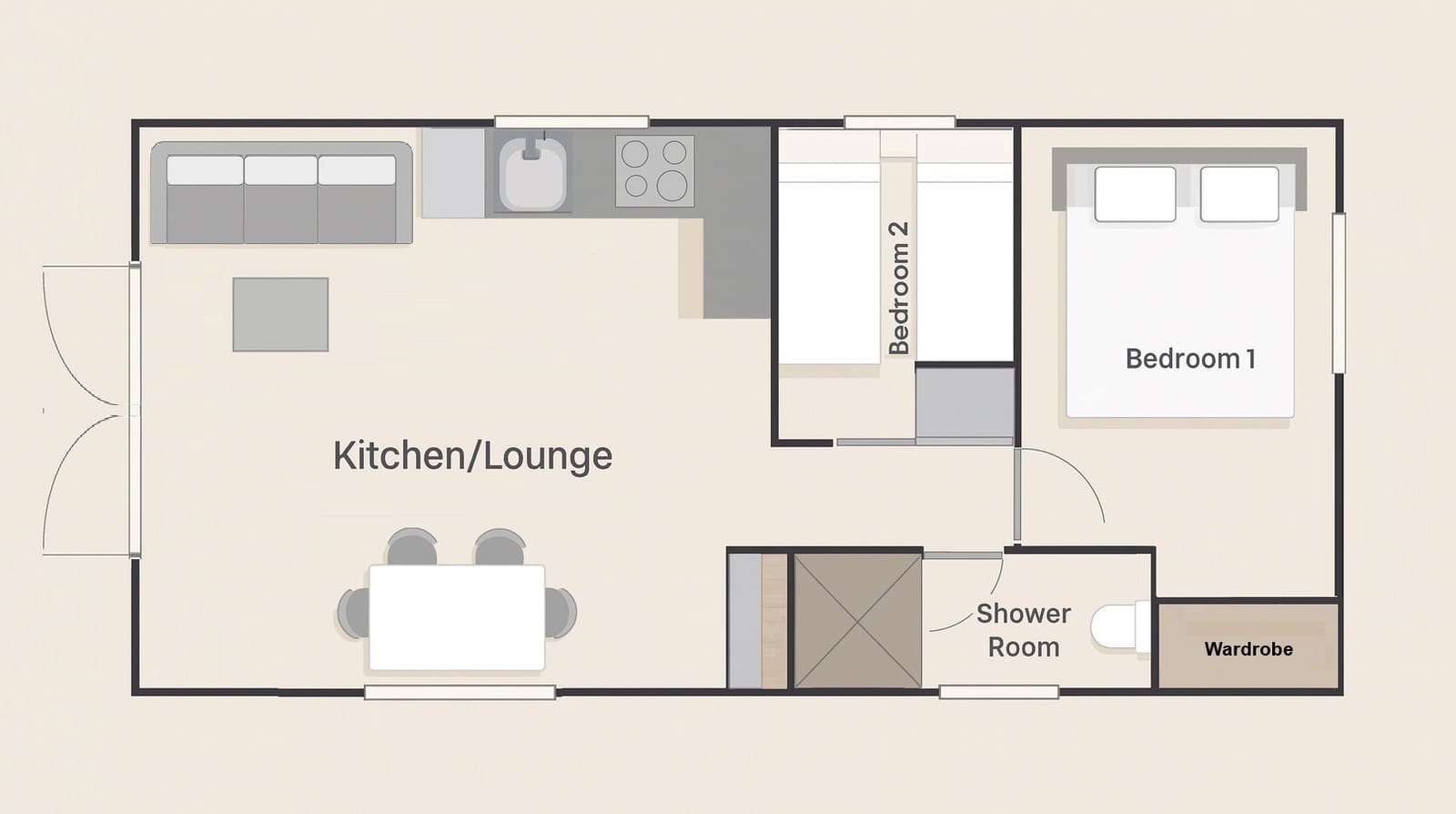 2 soverom Husvogn til salgs i Benidorm med svømmebasseng garasje - € 96 960 (Ref: 9449680)