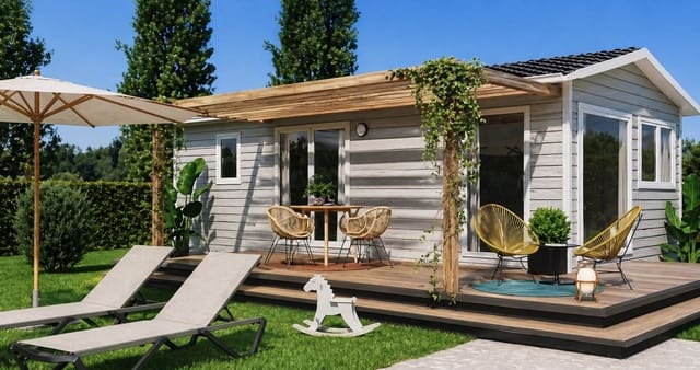 Casa Móvil de 2 habitaciones en Benidorm en venta con piscina - 98.366 € (Ref: 9816477)